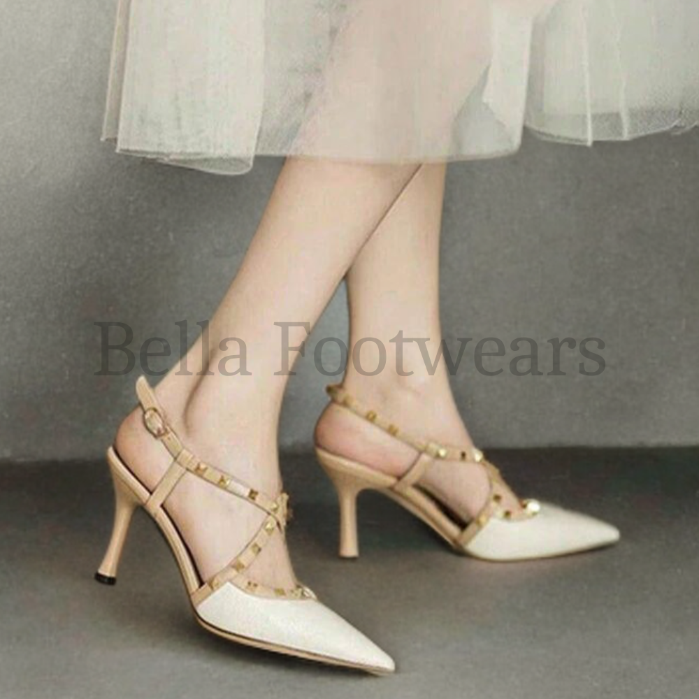 French Studded Heel