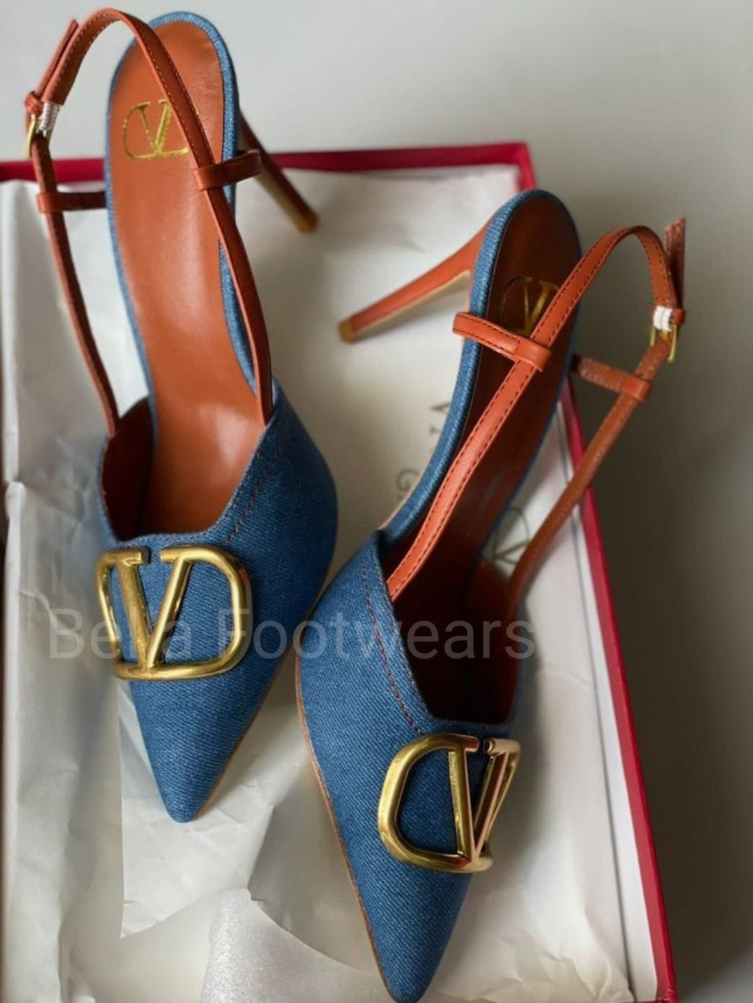 Denim Heel