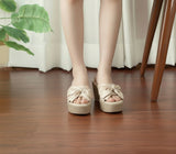 Bow Espadrille Wedge