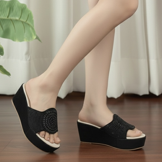 Stella Rhinestone Wedge