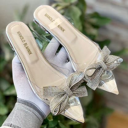 Transparent Bow Pumps