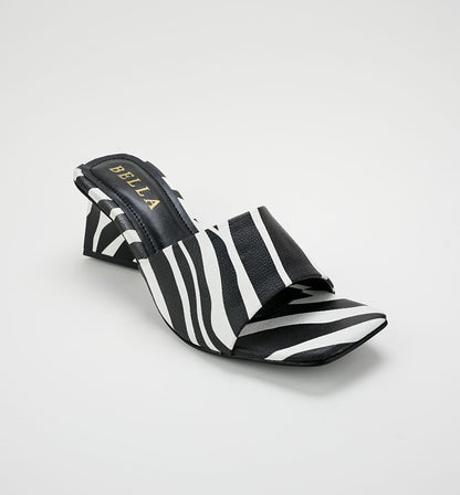 Zebra Triangle Heel