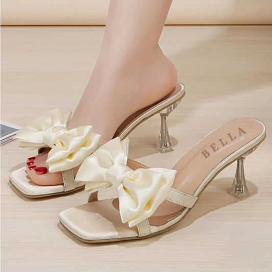 Frill Bow Heel